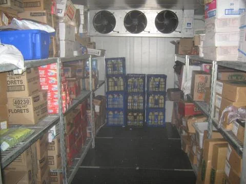 Kitchen Freezer Foto stock