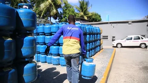 Kitchen gas distributor in Bahia Stock Footage 159661795