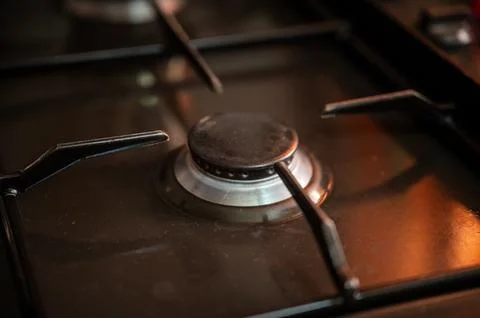 The kitchen gas Stock Photos