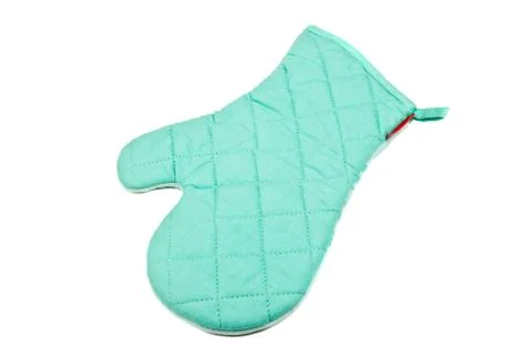 Kitchen glove on a white background Stock Photos
