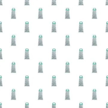 Kitchen grater cooking tool seamless pattern background Stock Illustration