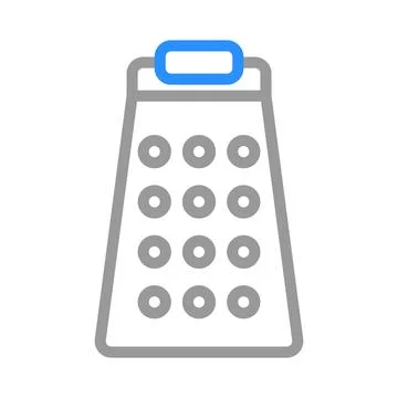 Kitchen grater icon. Concept of cooking and food preparation. Ilustración de archivo