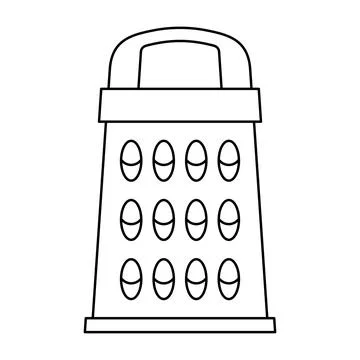 Kitchen grater icon Stock Illustration