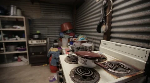 Kitchen in Guatemala Village Stock Footage 61158088