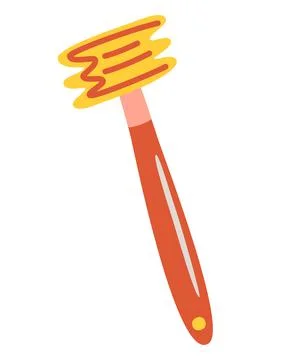 Kitchen hammer. Tableware. Hand draw Decorative kitchen tool, household utens Stock Illustration