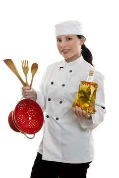 Kitchen hand or Chef Foto stock
