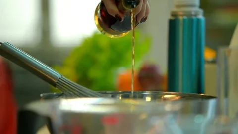 Kitchen ice cream cocktail Stock Footage 74773565