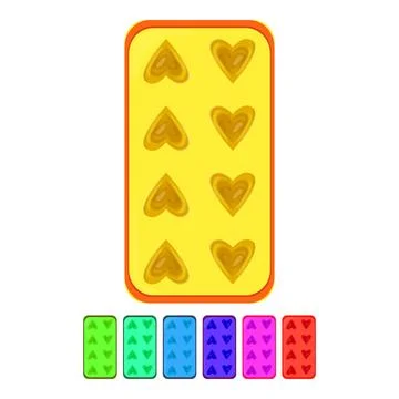 Kitchen ice cube tray color icon vector graphic Stock Illustration