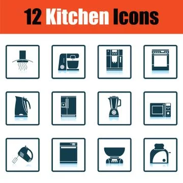 Kitchen icon set イラスト素材