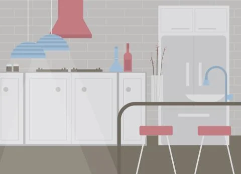 Kitchen Stock Illustration