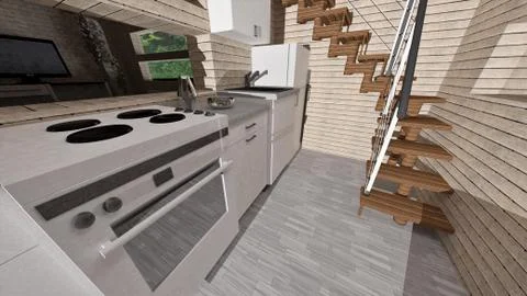 Kitchen Stock Illustration