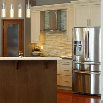 Kitchen interior design Stock Photos
