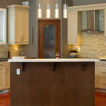 Kitchen interior design Stock Photos