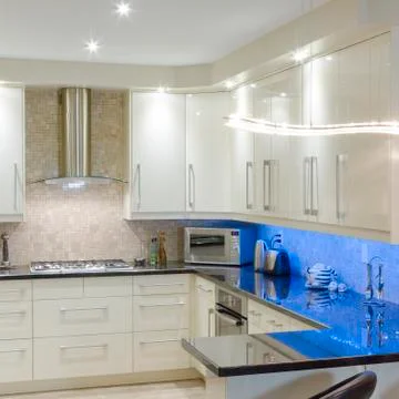 Kitchen interior design Stock Photos