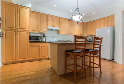 Kitchen interior design Stock Photos