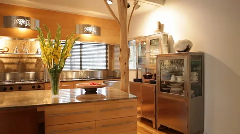 Kitchen Interior Stock Footage 40814744