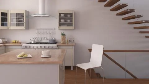 Kitchen Interior Stock Illustration