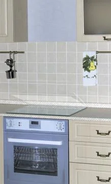 Kitchen interior Foto stock