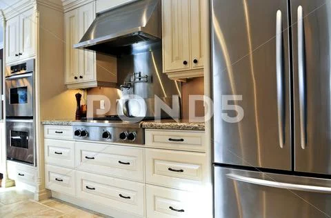 Kitchen interior Stock Photos