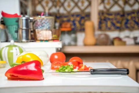 Kitchen interior Stock Photos