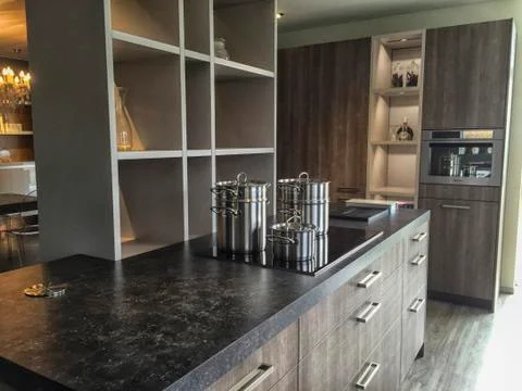 Kitchen interior Stock Photos