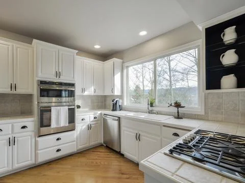 Kitchen interior Stock Photos