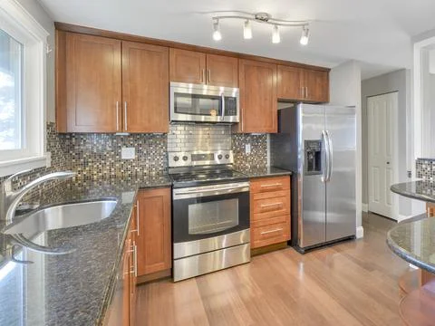 Kitchen interior Stock Photos