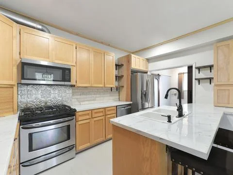 Kitchen interior Stock Photos