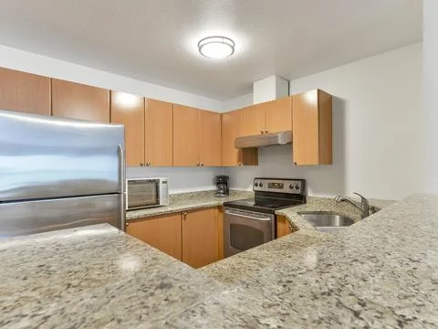 Kitchen interior Stock Photos