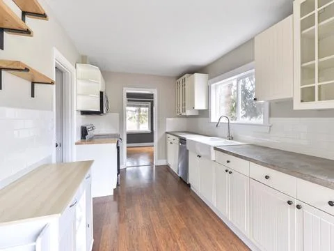 Kitchen interior Stock Photos
