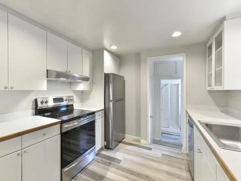 Kitchen interior Stock Photos