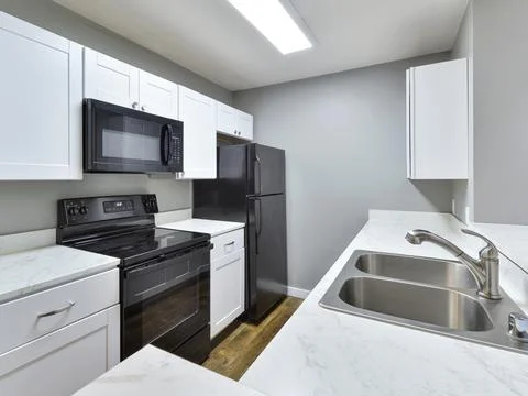 Kitchen interior Stock Photos