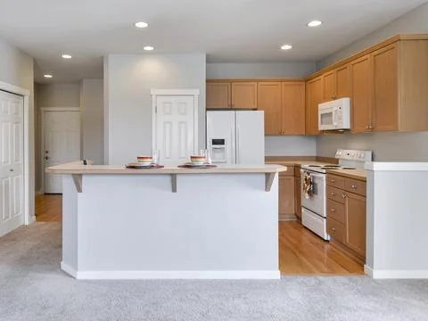 Kitchen interior Stock Photos