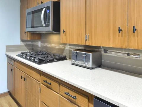 Kitchen interior Stock Photos