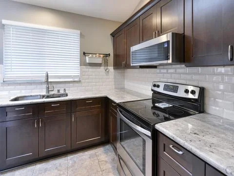 Kitchen interior Stock Photos