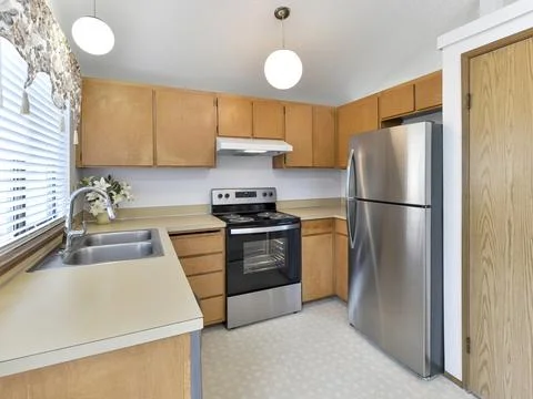 Kitchen interior Stock Photos