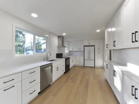 Kitchen interior Stock Photos