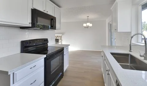 Kitchen interior Stock Photos