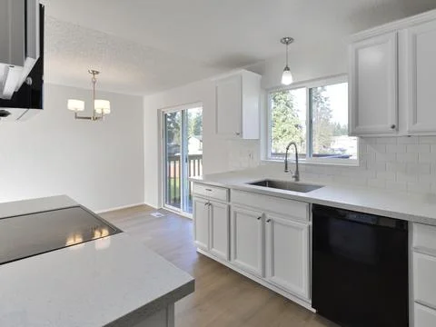 Kitchen interior Stock Photos