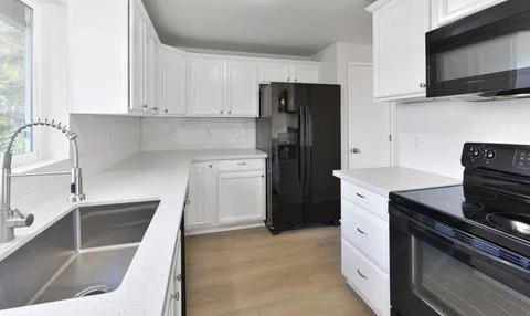 Kitchen interior Stock Photos