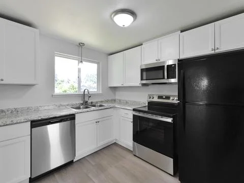 Kitchen interior Stock Photos