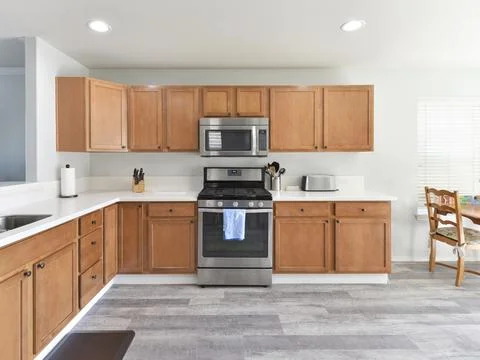 Kitchen interior Stock Photos