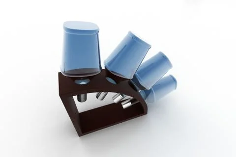 Kitchen interior rack Grats Stockgrafik