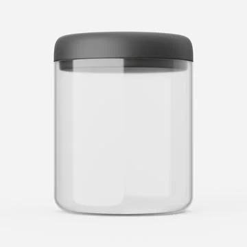 Kitchen jar. 3d render. Stock Illustration
