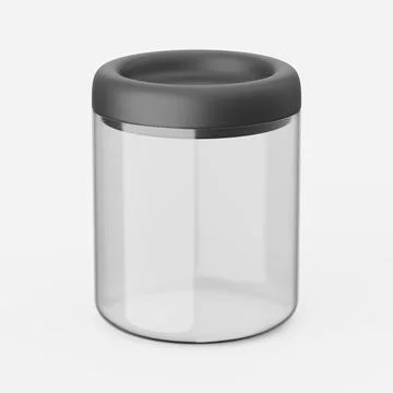 Kitchen jar. 3d render. Stock Illustration
