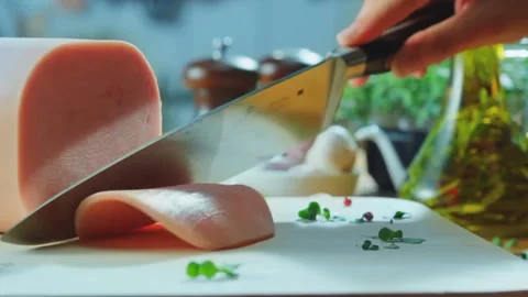 Kitchen. Just a breakfast Stock Footage 141444346