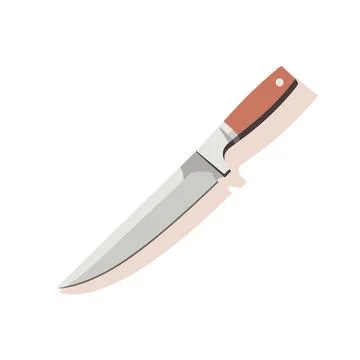 Kitchen knife icon. Flat illustration of kitchen knife vector icon Stock Illustration