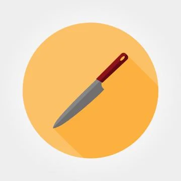 Kitchen knife icon Stock Illustration