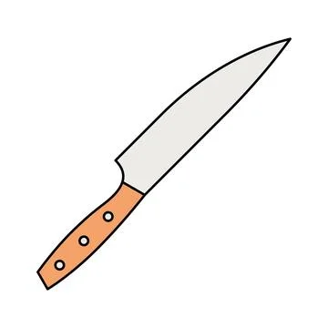Kitchen knife icon Stock Illustration