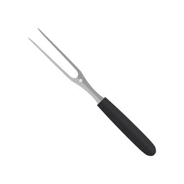 Kitchen knife icon Isolated on white background. Vector illustration in a fla Stock Illustration